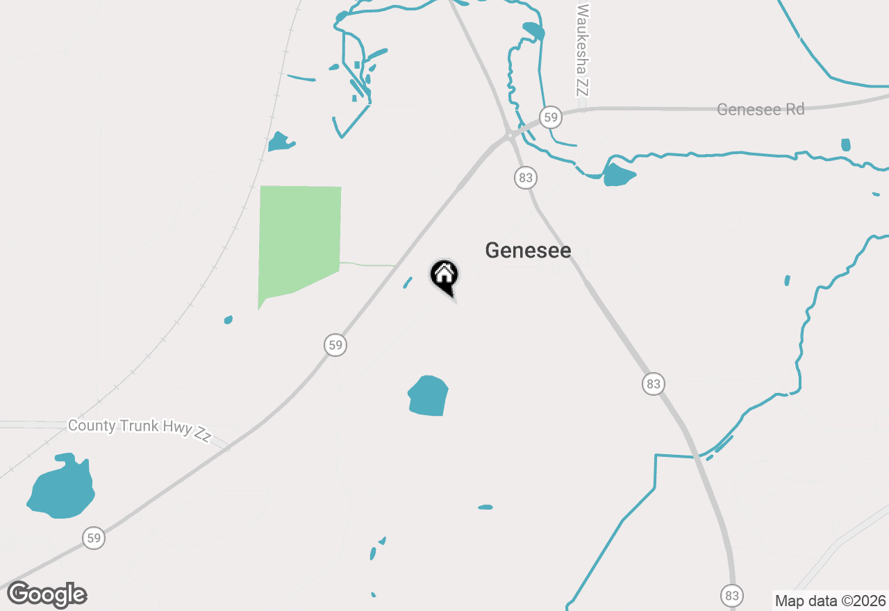 Map of S51W30943 Old Village Rd, Mukwonago, WI 53149
