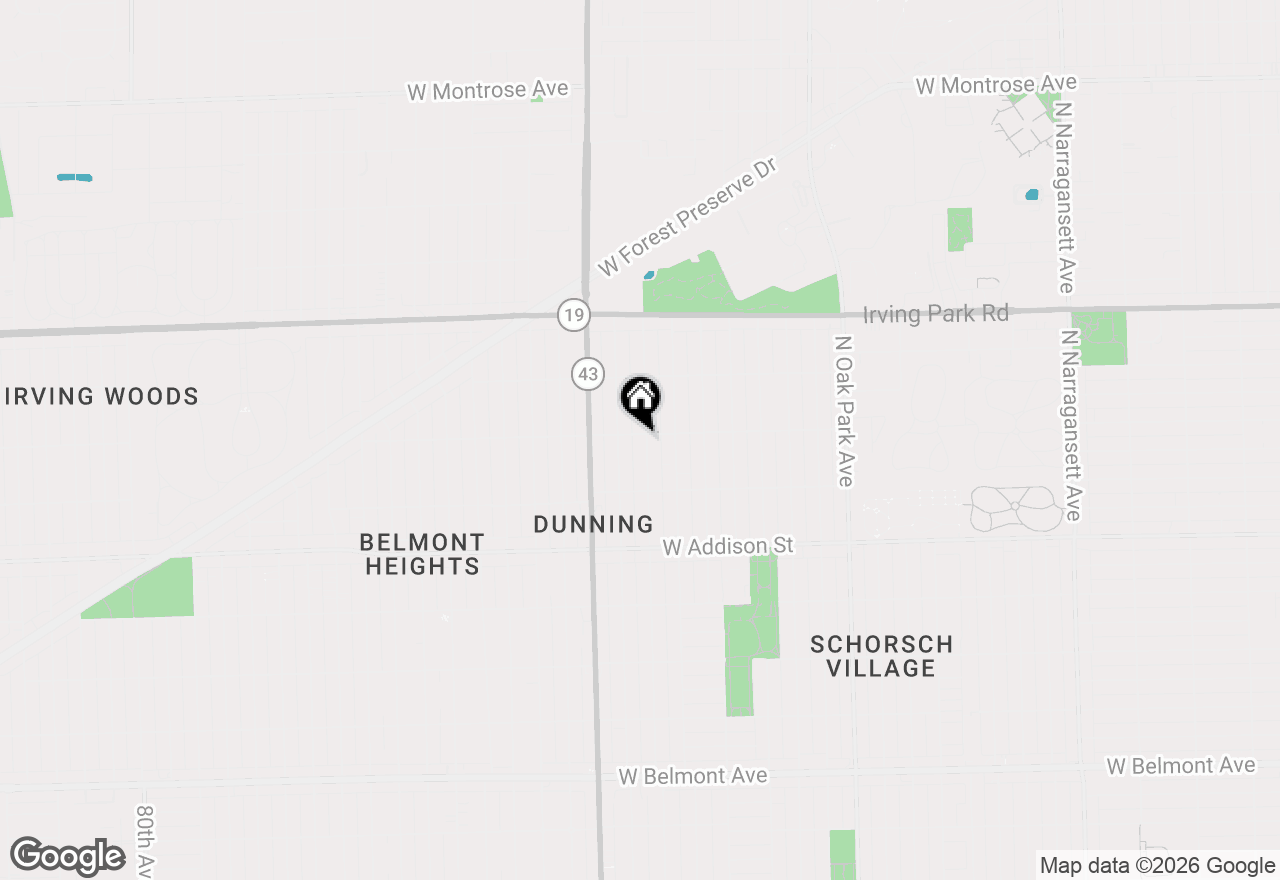 Map of 3754 N Nottingham Avenue, Chicago, IL 60634