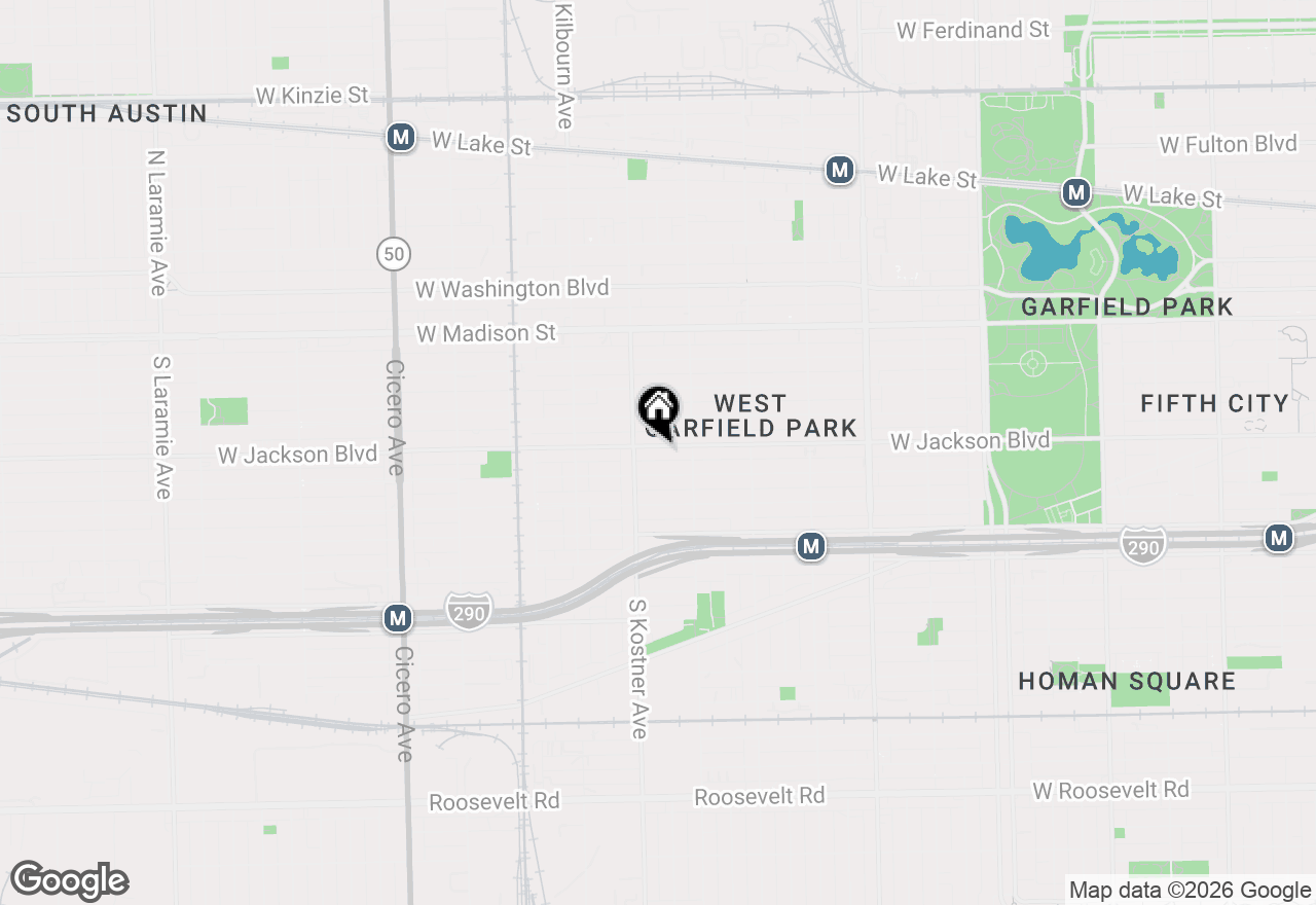 Map of 4337 W Jackson Boulevard, Chicago, IL 60624