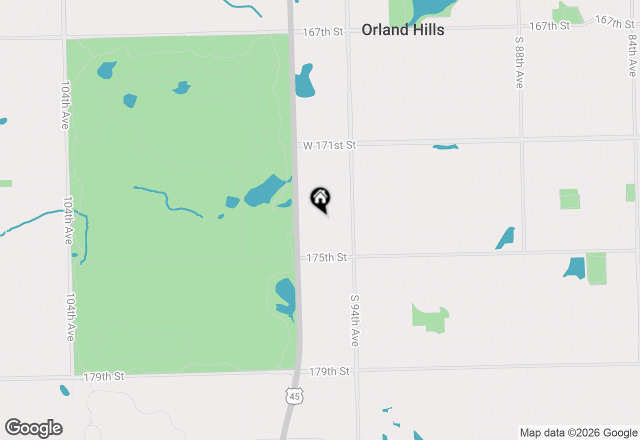 Map of 17411 Carlyle Court, Tinley Park, IL 60487