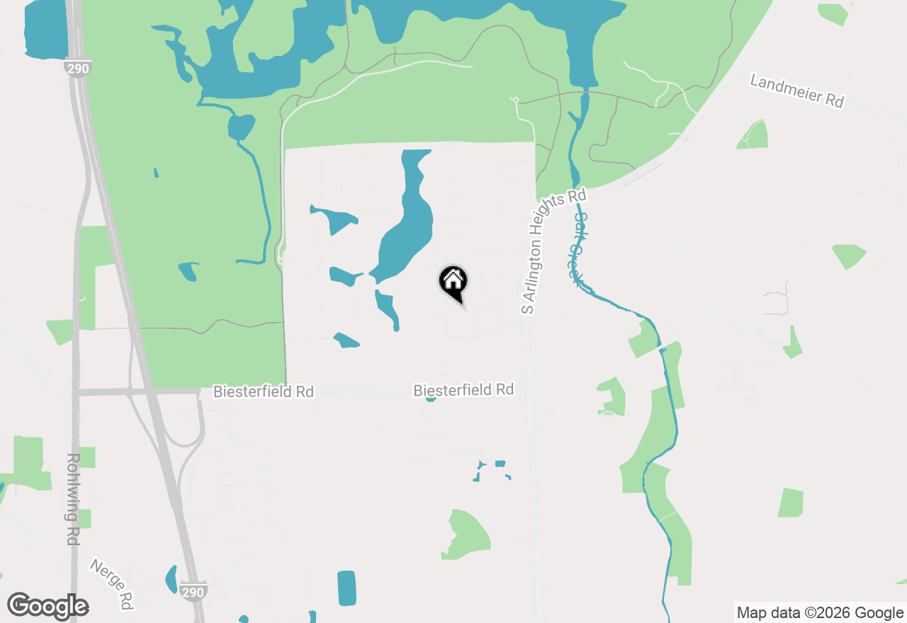 Map of 119 Boardwalk Street #1W, Elk Grove Village, IL 60007