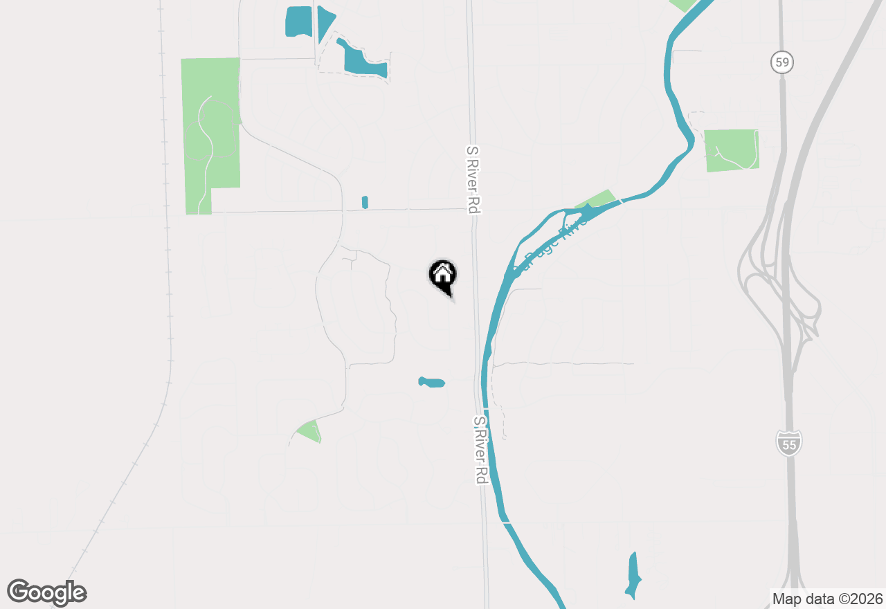 Map of 1215 Callaway Drive N, Shorewood, IL 60404