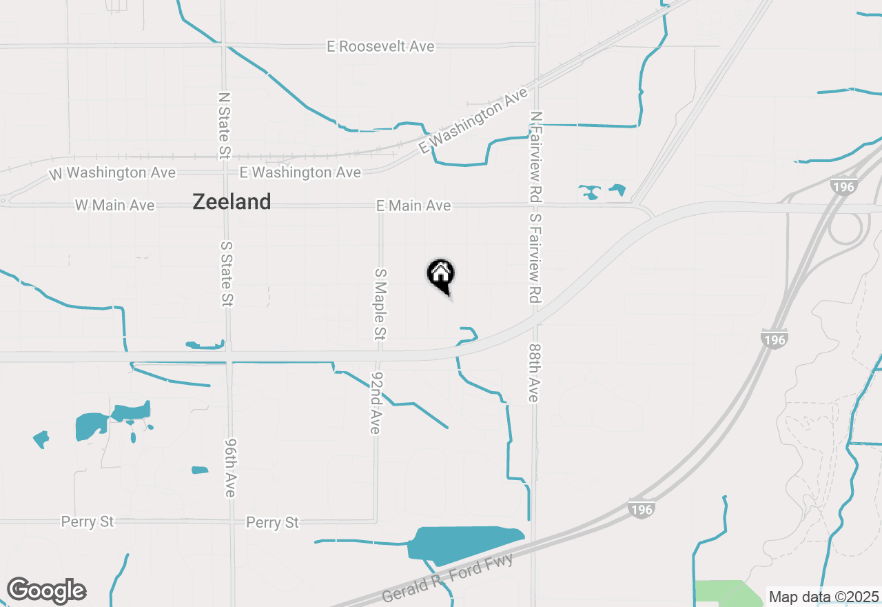 Map of 232 S Division Street, Zeeland, MI 49464