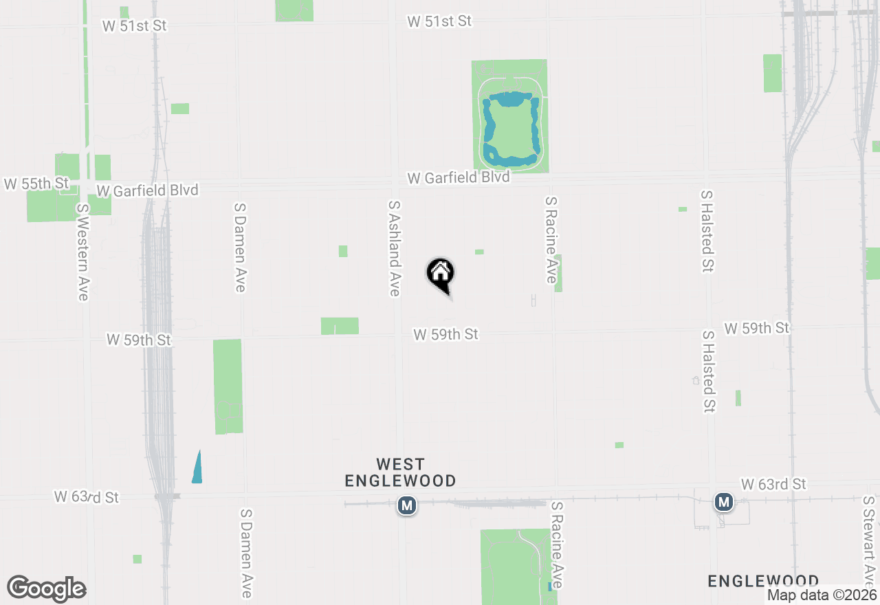 Map of 5807 S Laflin Street, Chicago, IL 60636