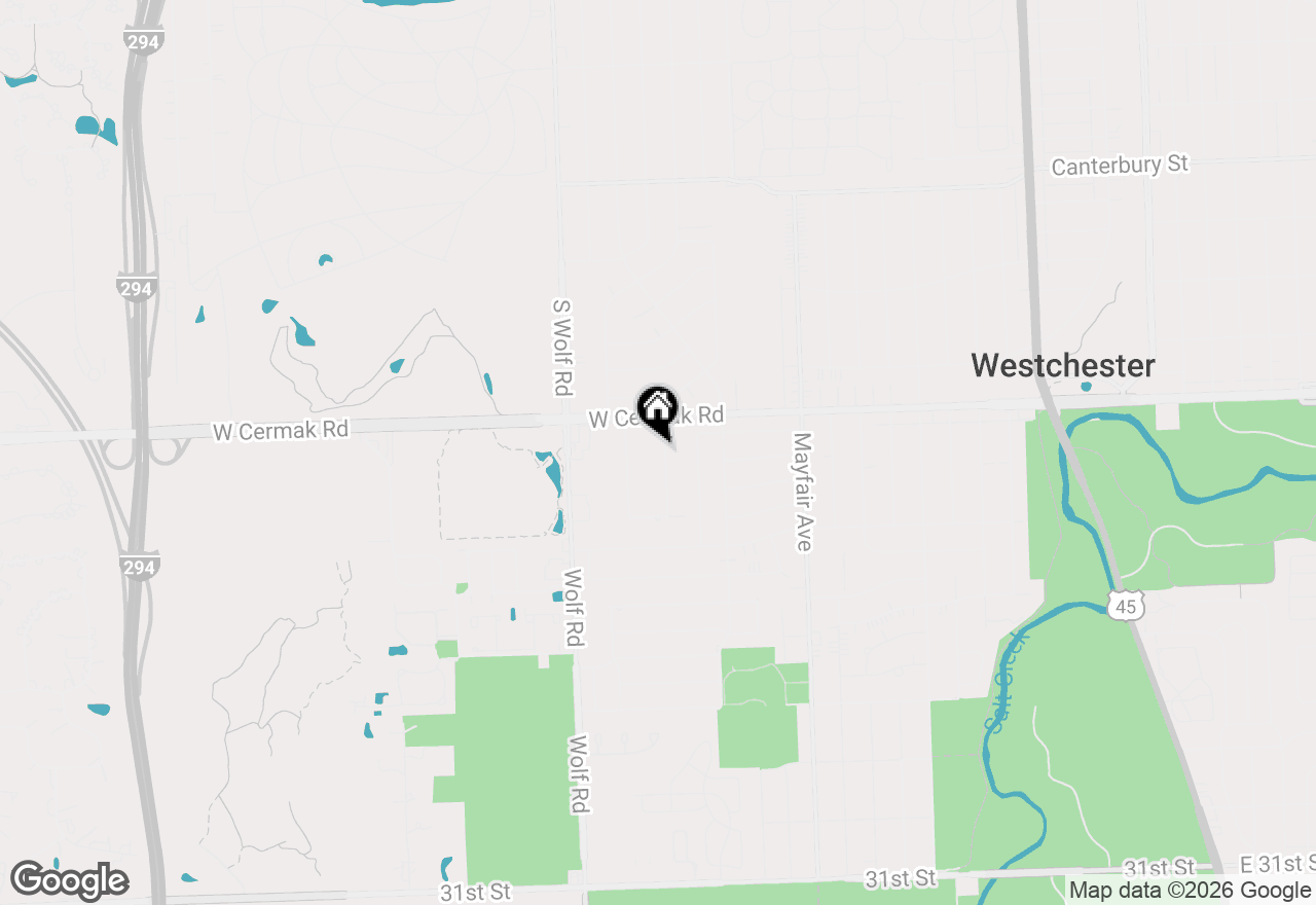 Map of 2228 High Ridge Parkway, Hillside, IL 60162