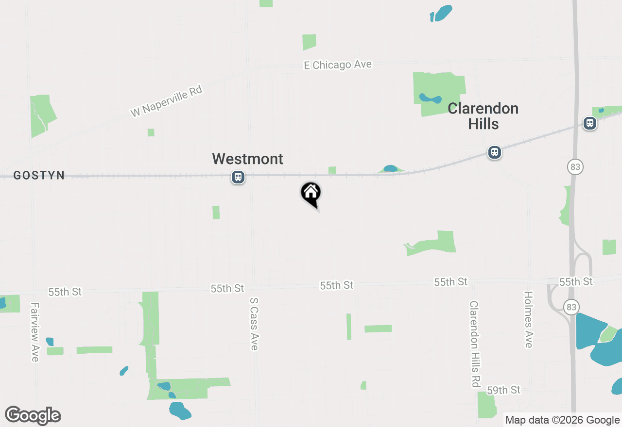 Map of 115 S Wilmette Avenue, Westmont, IL 60559