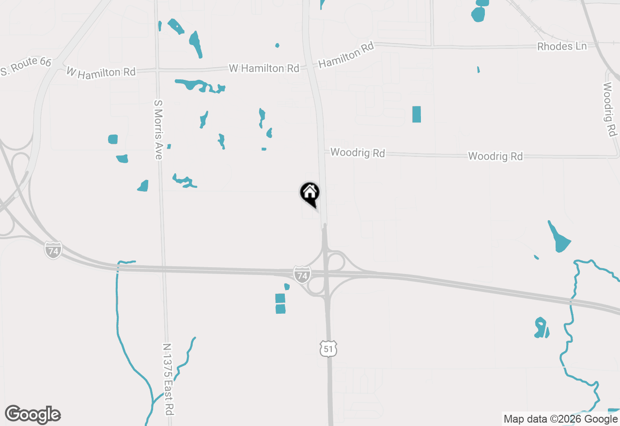 Map of 3019 Robert Street, Bloomington, IL 61704