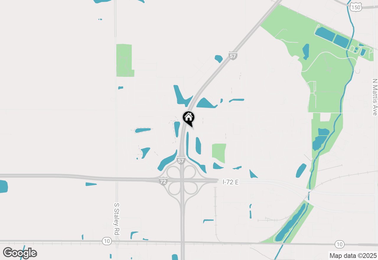 Map of 801 Erin Drive, Champaign, IL 61822