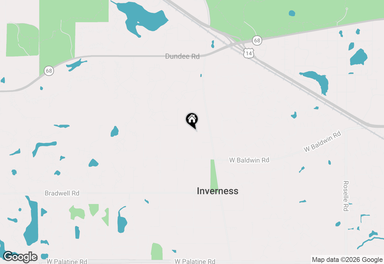 Map of 328 Windsor Lane, Inverness, IL 60010