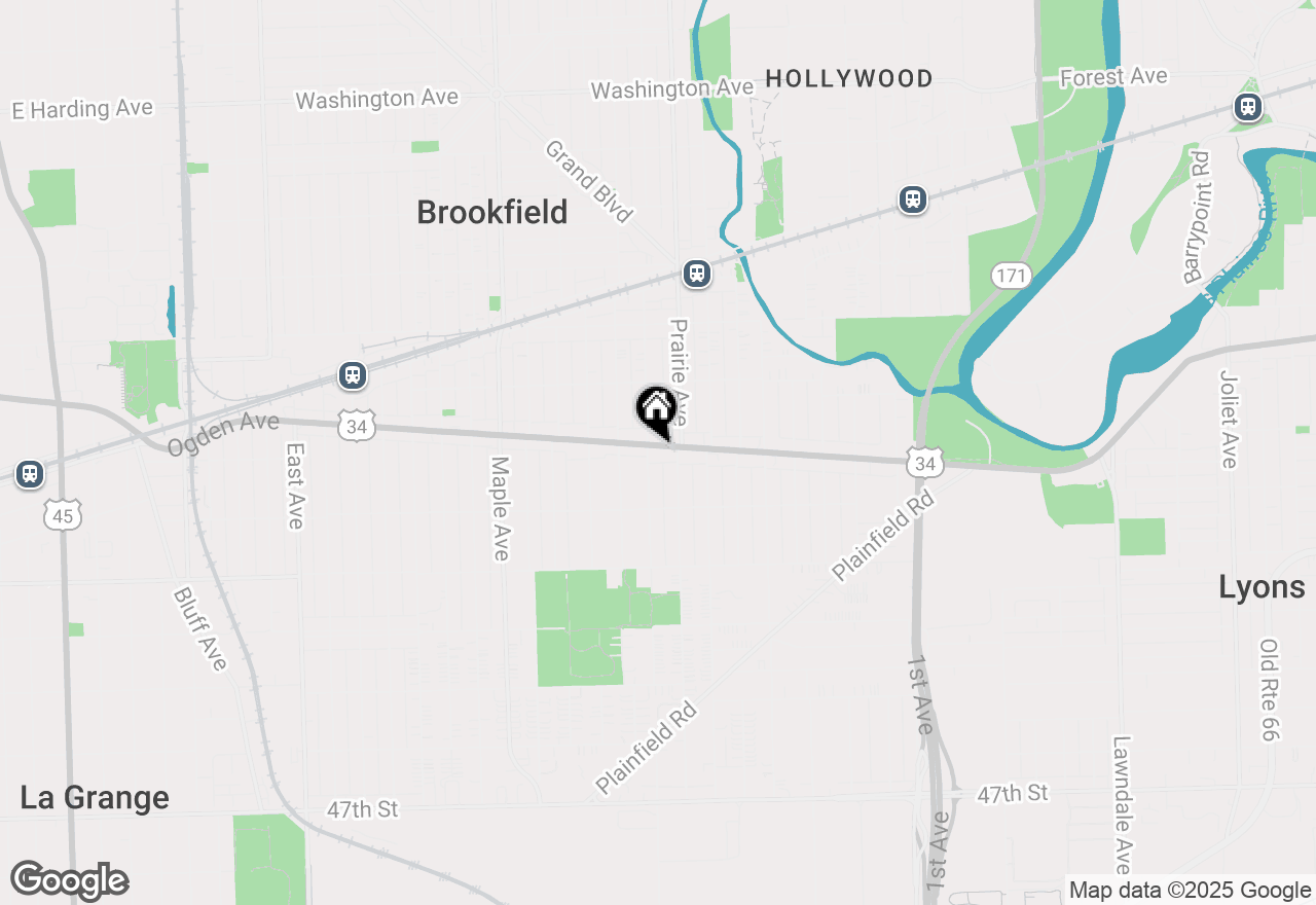 Map of 8911 Ogden Avenue, Brookfield, IL 60513