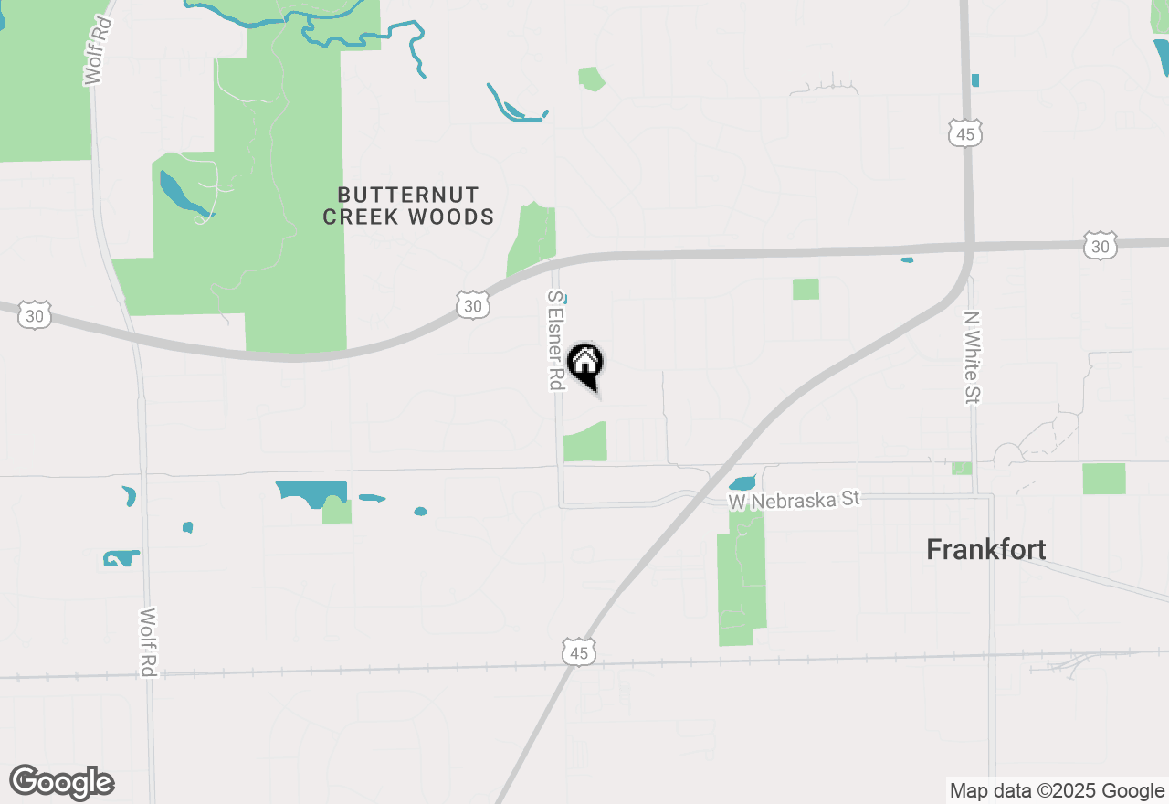 Map of 701 Brookside Lane, Frankfort, IL 60423