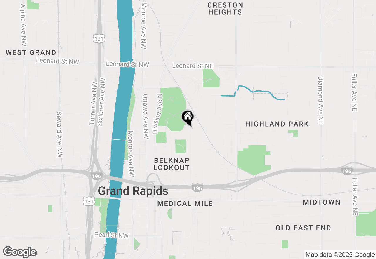 Map of 808 Coit Avenue Ne, Grand Rapids, MI 49503