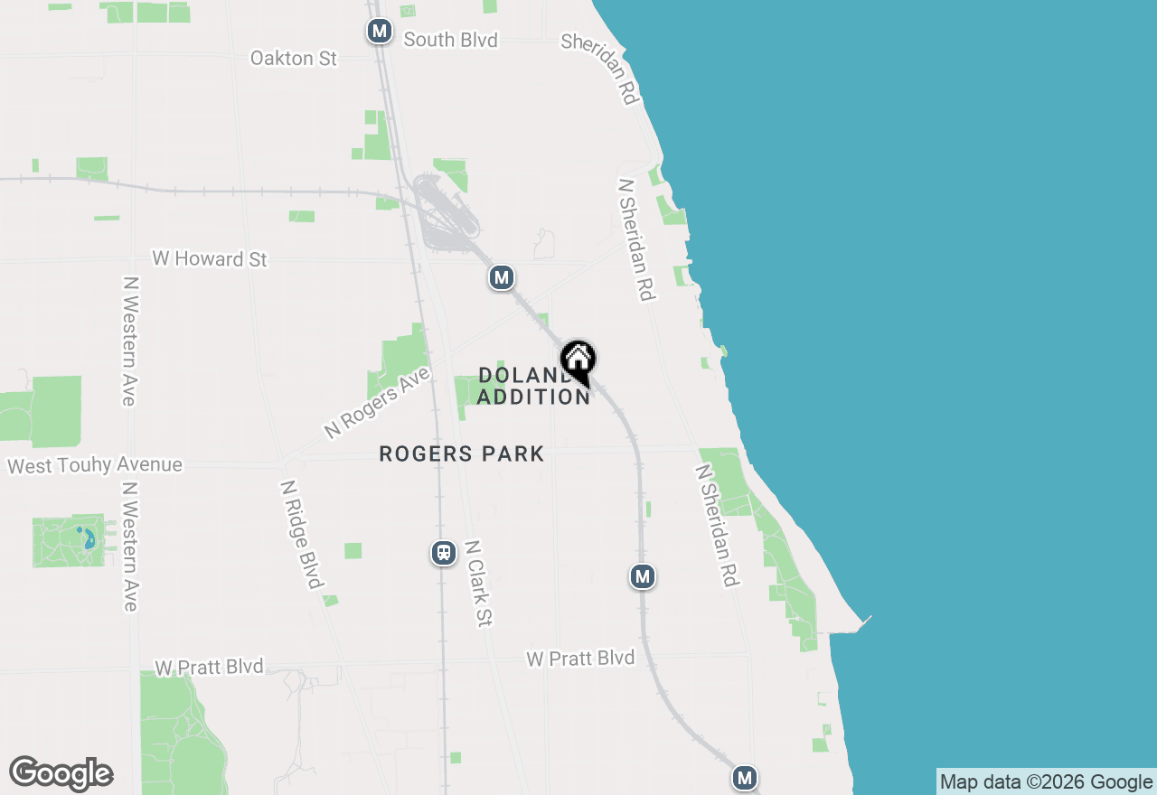 Map of 1521 W Sherwin Avenue #510, Chicago, IL 60626