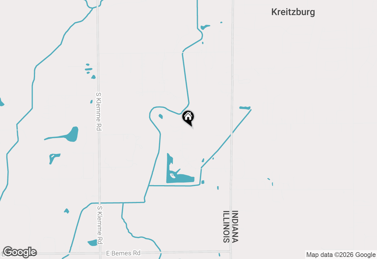 Map of 3218 E Reichert Drive, Crete, IL 60417