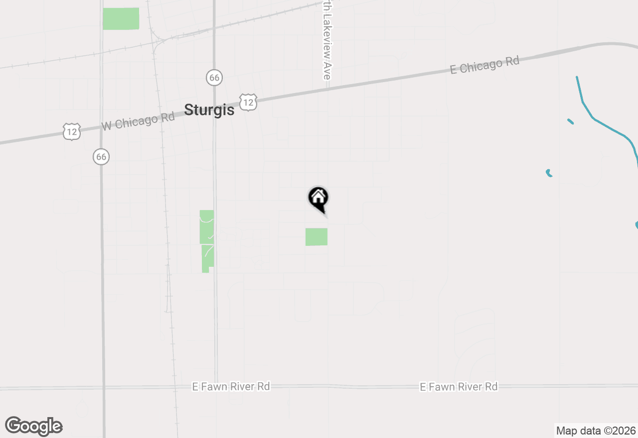 Map of 808 Grand Avenue, Sturgis, MI 49091