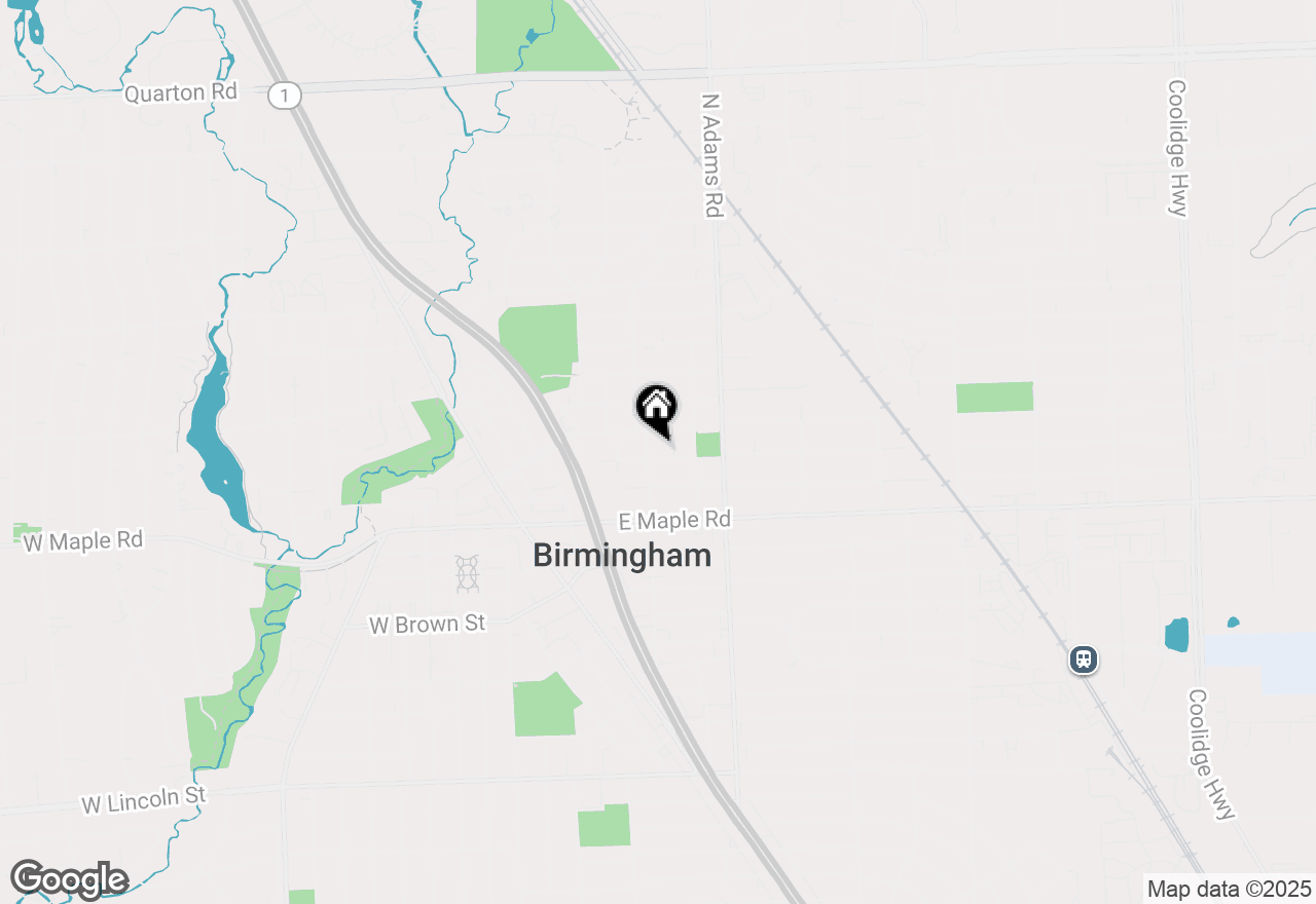 Map of 839 Ridgedale Avenue, Birmingham, MI 48009