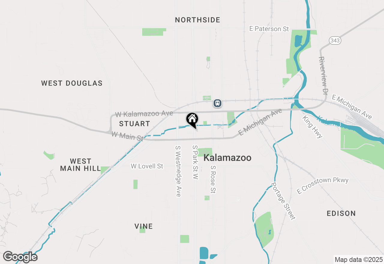 Map of 137 N Park Street #103, Kalamazoo, MI 49007