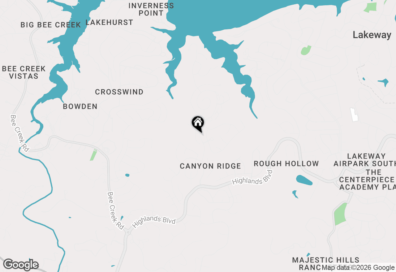 Map of 109 Bella Colinas Dr, Austin, TX 78738