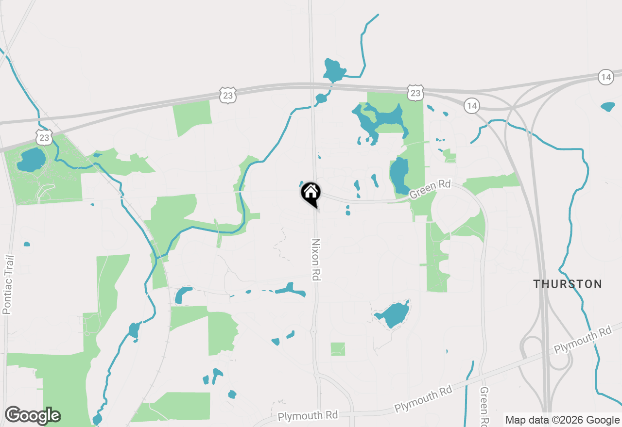 Map of 2882 Hardwick Road, Ann Arbor, MI 48105