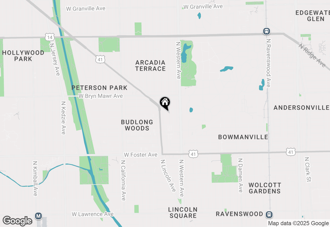 Map of 5448 N Campbell Avenue #2, Chicago, IL 60625