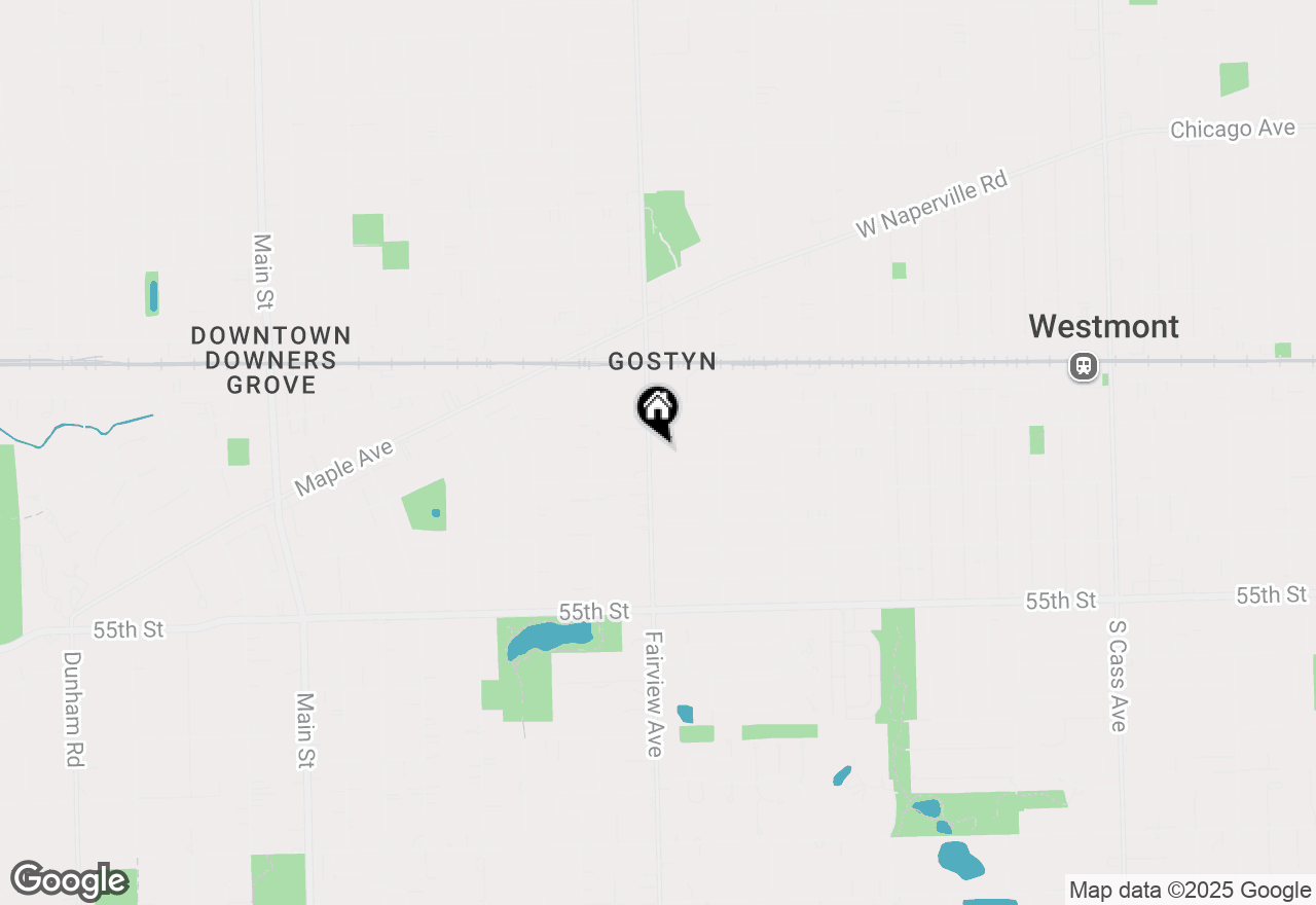 Map of 5213 Fairview Avenue, Downers Grove, IL 60515