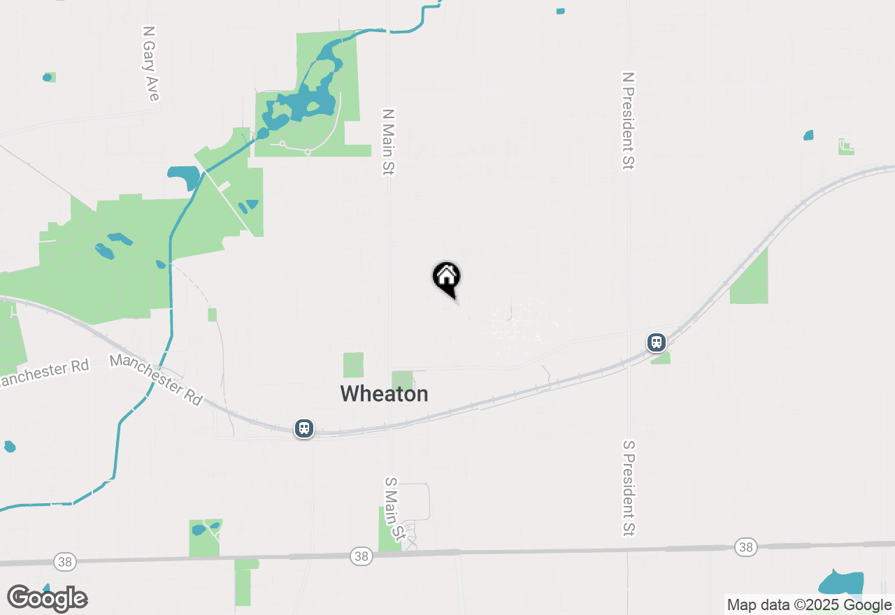 Map of 519 N Scott Street, Wheaton, IL 60187