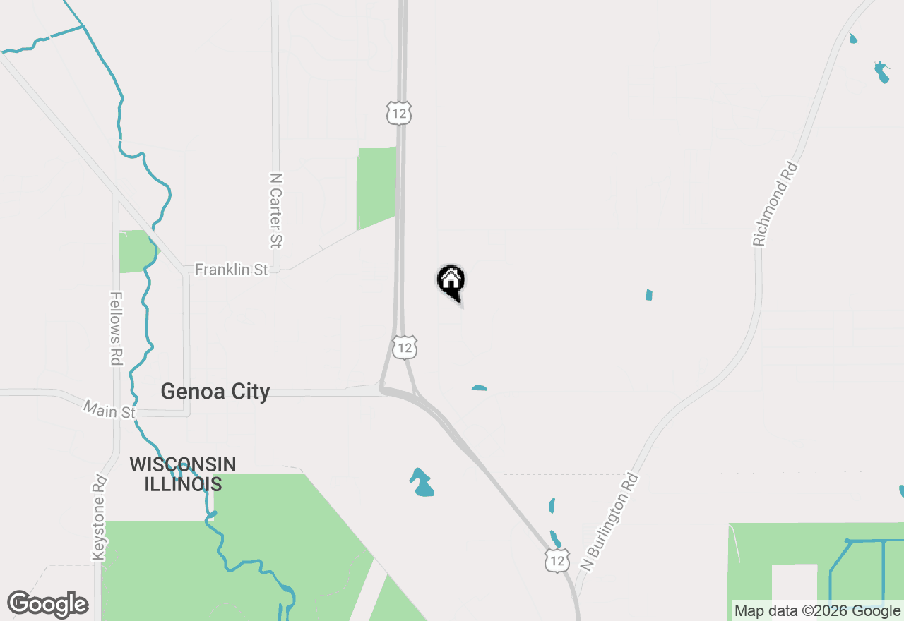 Map of Lt 1 Parker Dr, Genoa City, WI 53128