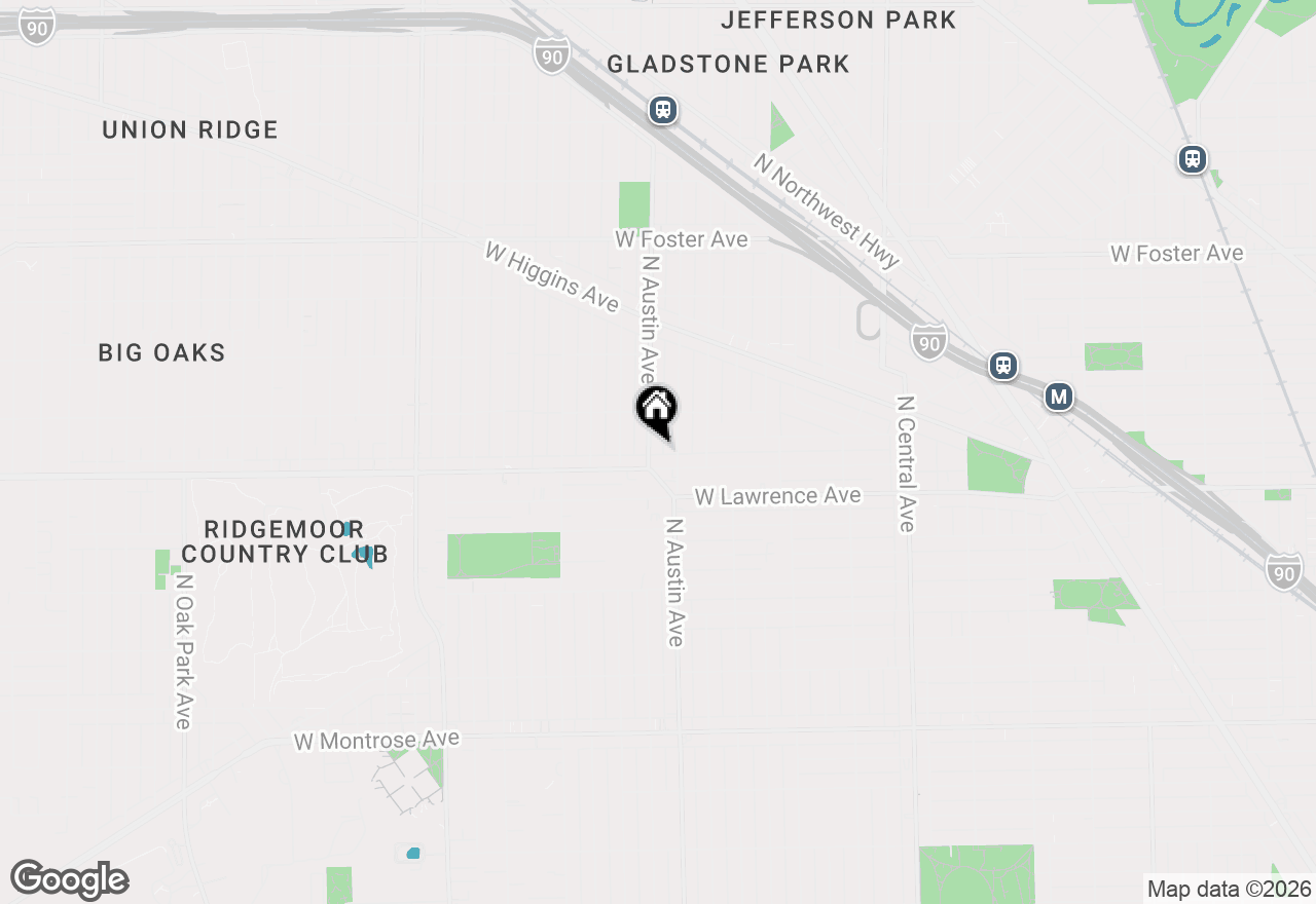 Map of 4849 N Austin Avenue, Chicago, IL 60630