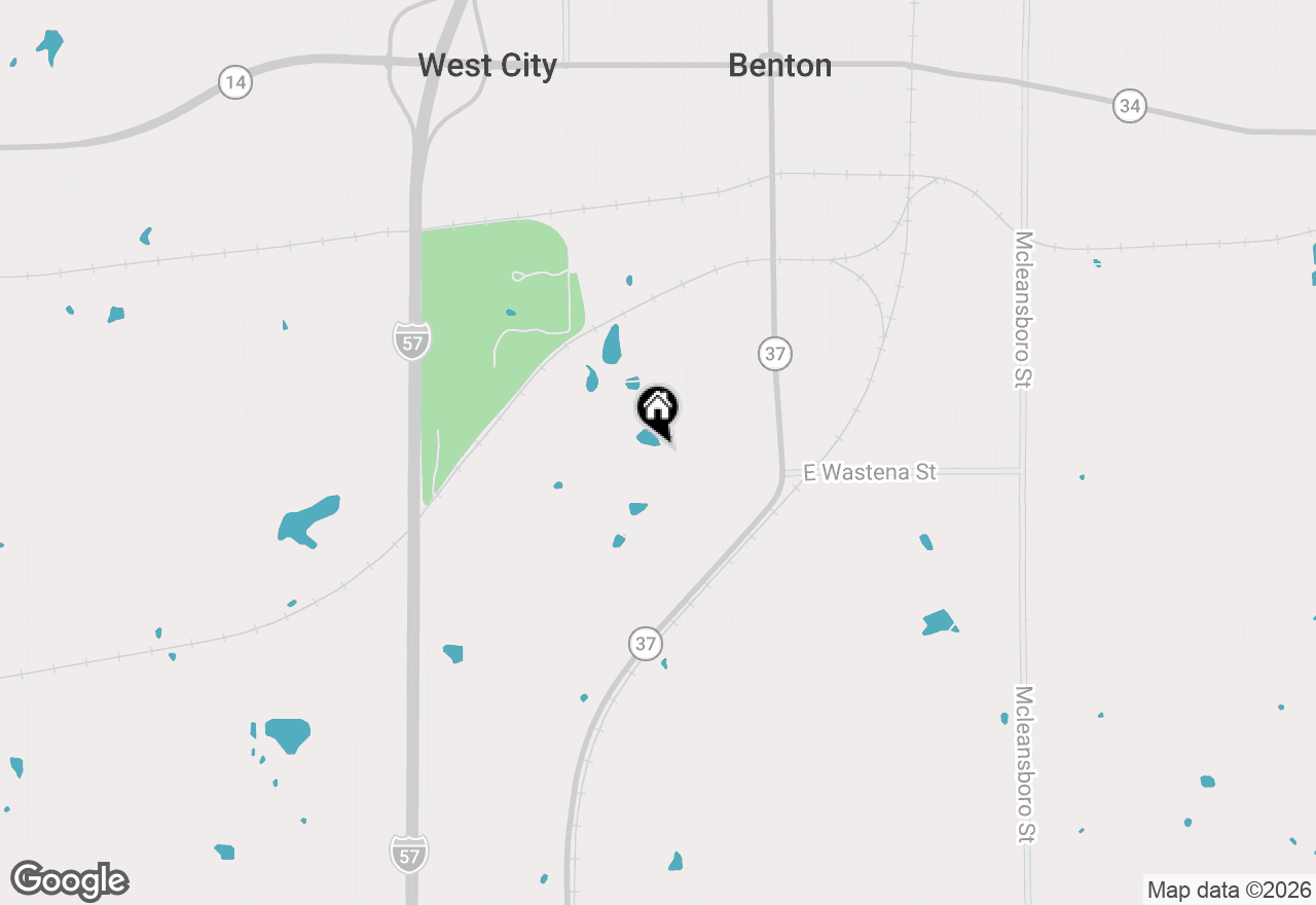 Map of 1311 Whisper Way, Benton, IL 62812