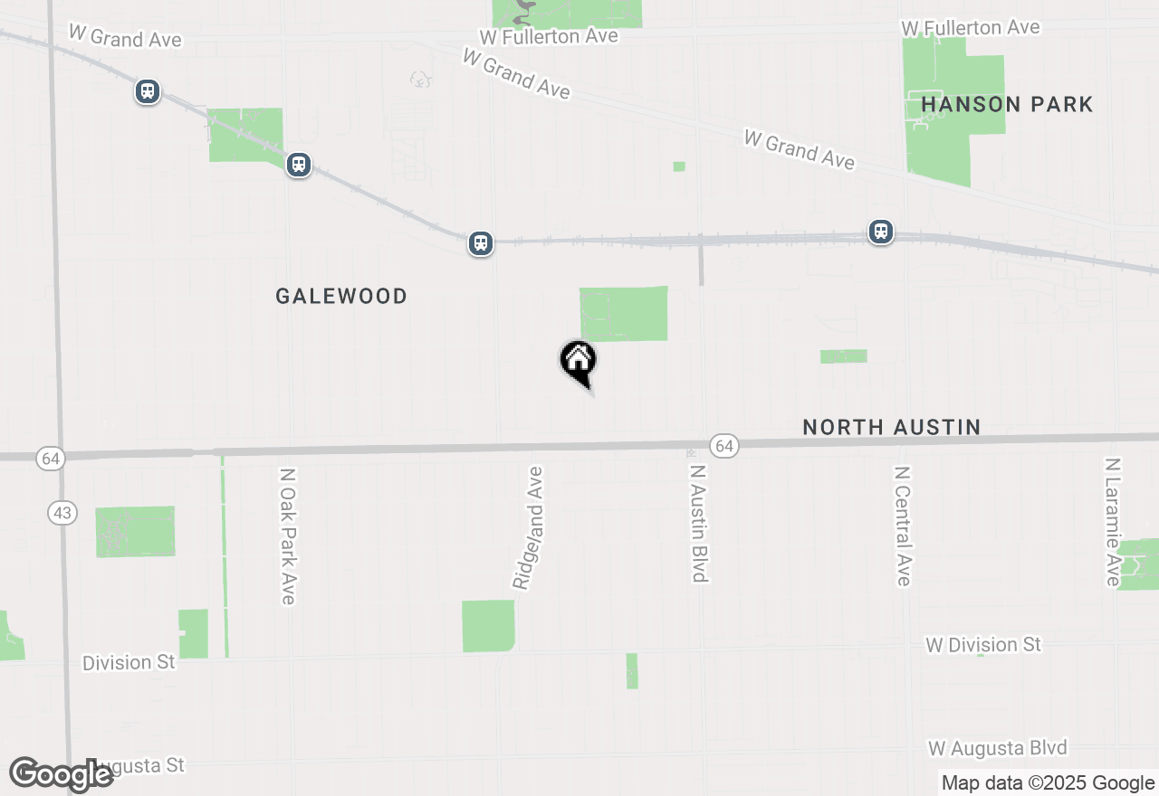 Map of 6223 W Wabansia Avenue #B, Chicago, IL 60639