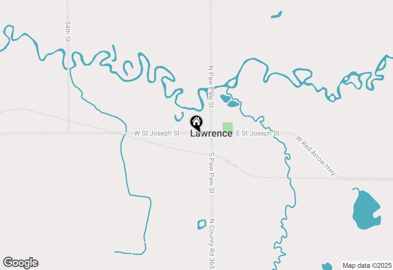 Map of 213 W Saint Joseph Street, Lawrence Vlg, MI 49064