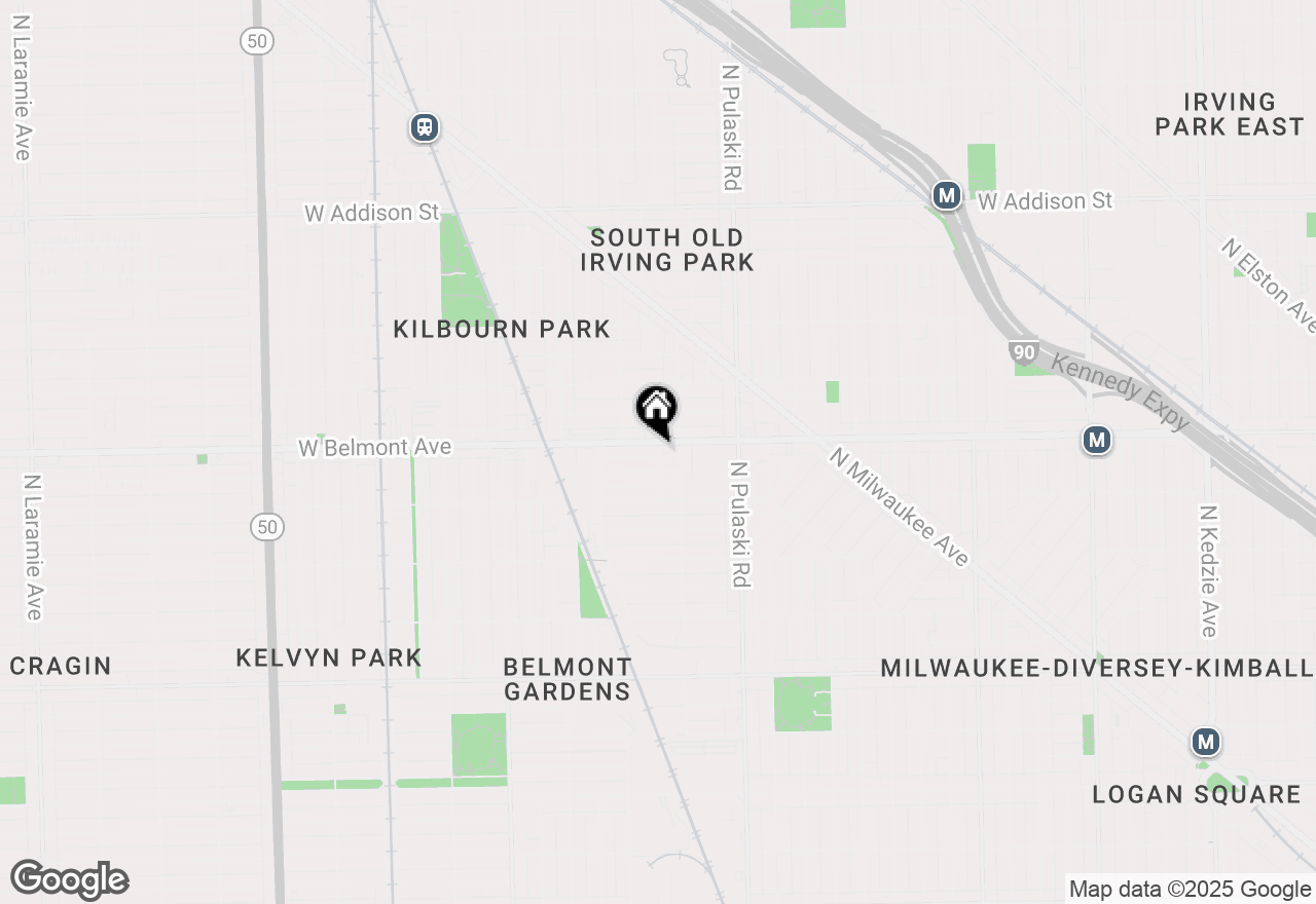 Map of 4131 W Belmont Avenue #310, Chicago, IL 60641
