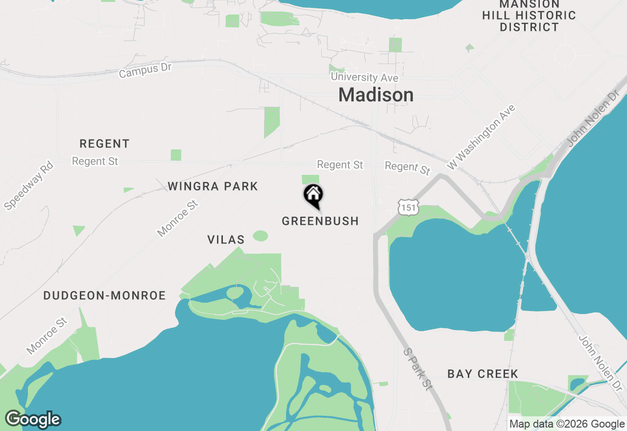 Map of 1208 Chandler Street, Madison, WI 53715
