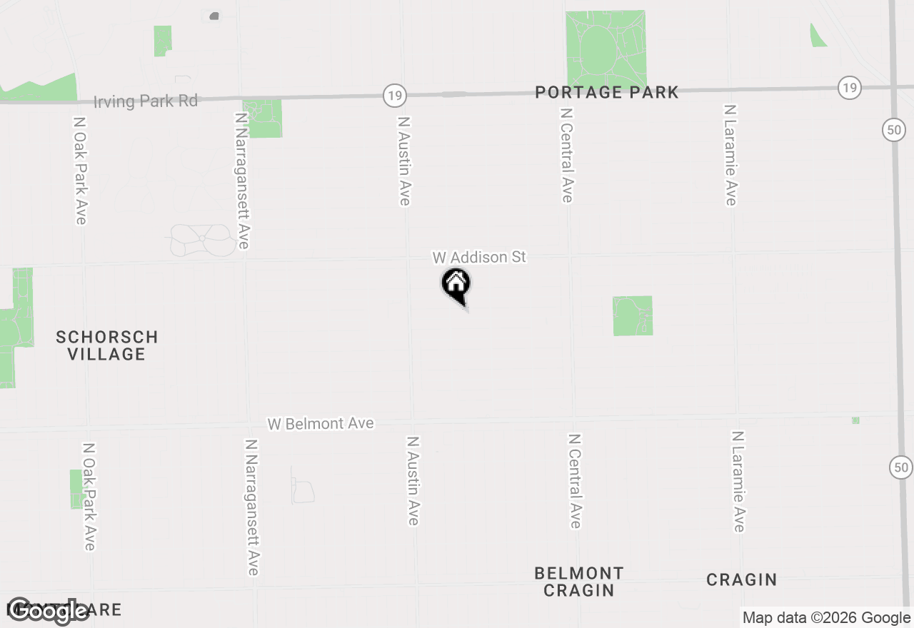 Map of 5852 W Newport Avenue, Chicago, IL 60634
