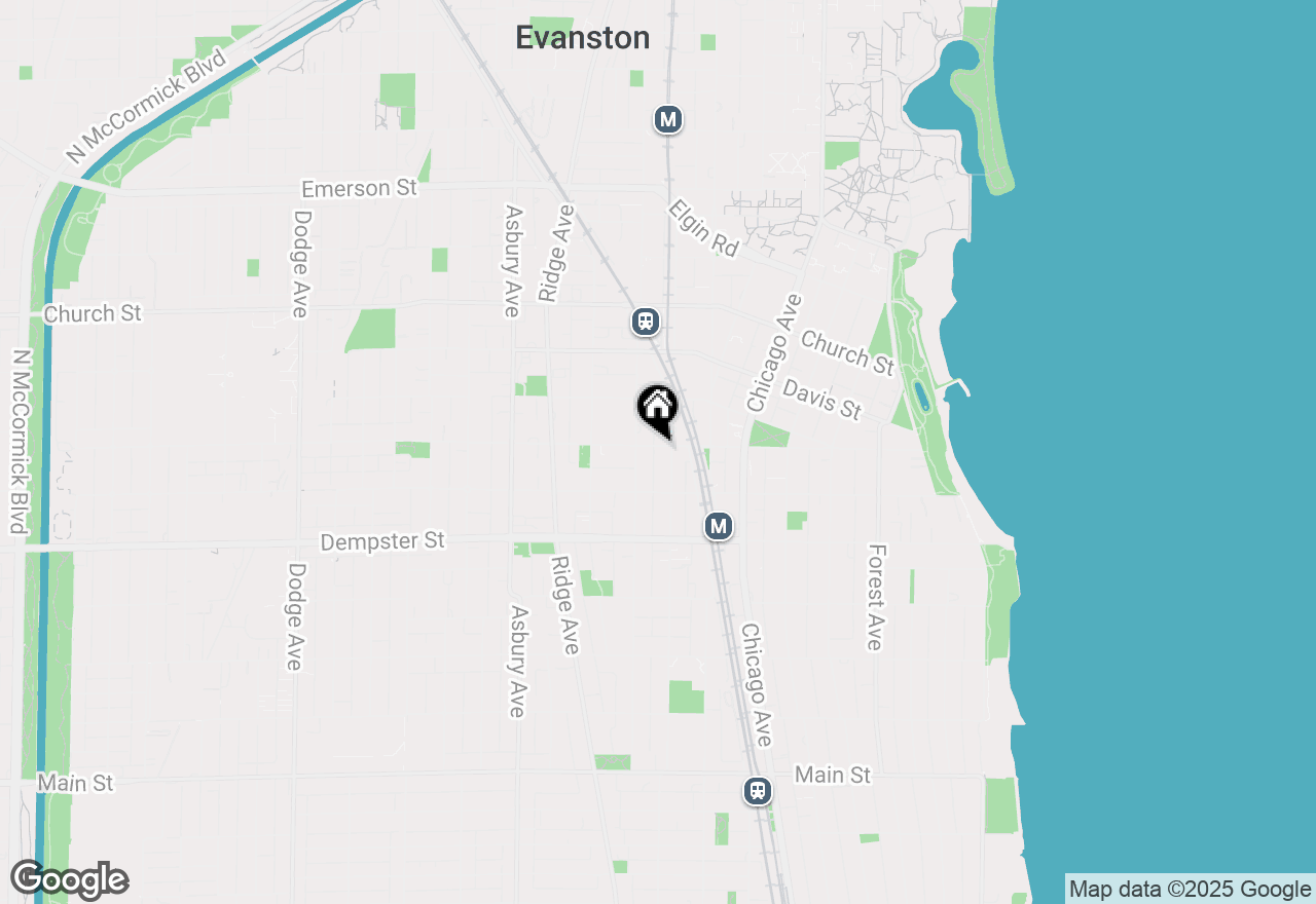 Map of 910 Lake Street #1, Evanston, IL 60201