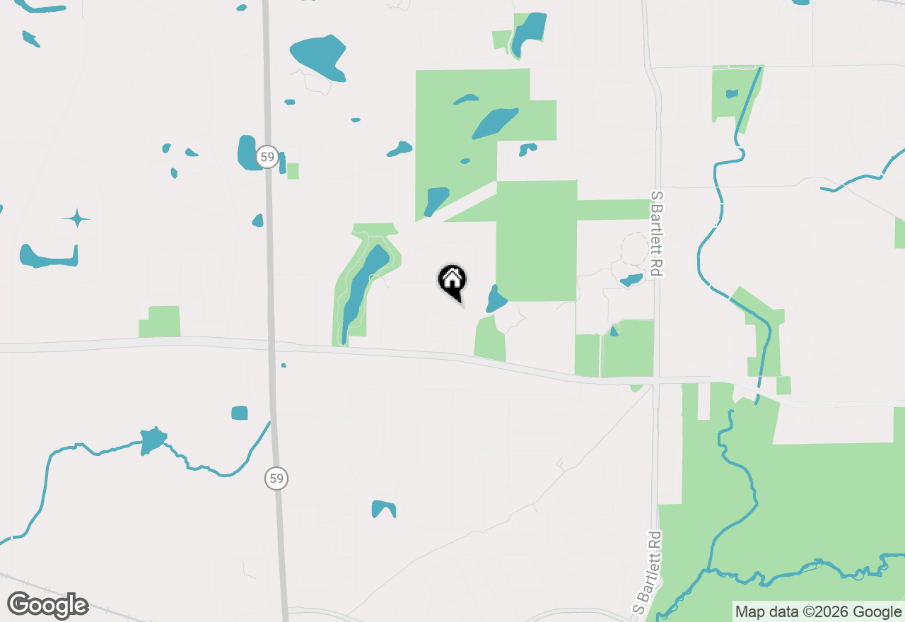 Map of 824 Kent Circle, Bartlett, IL 60103