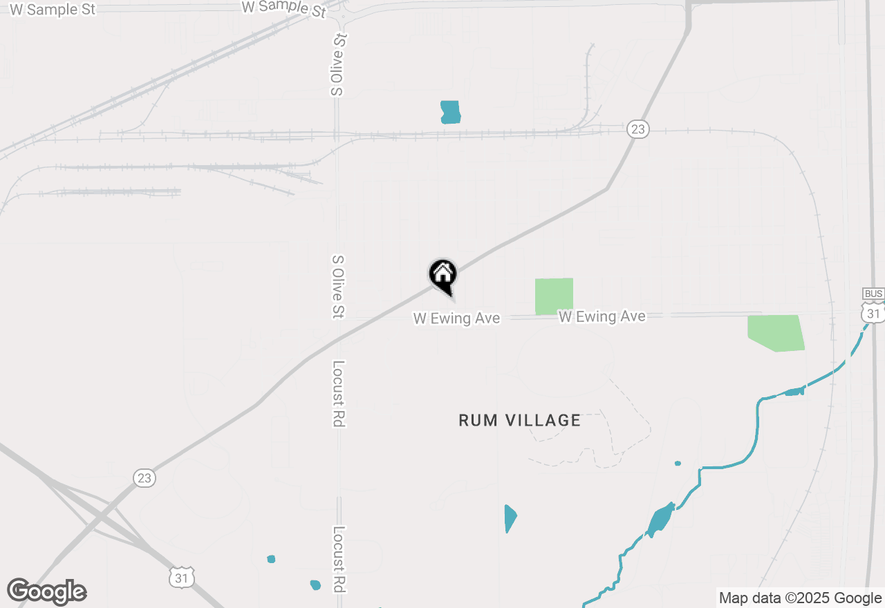 Map of 2202 S Brookfield Street, South Bend, IN 46613