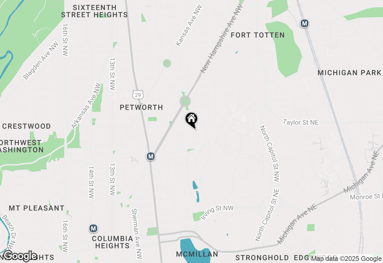 Map of 428 Shepherd Street Nw, Washington, DC 20011