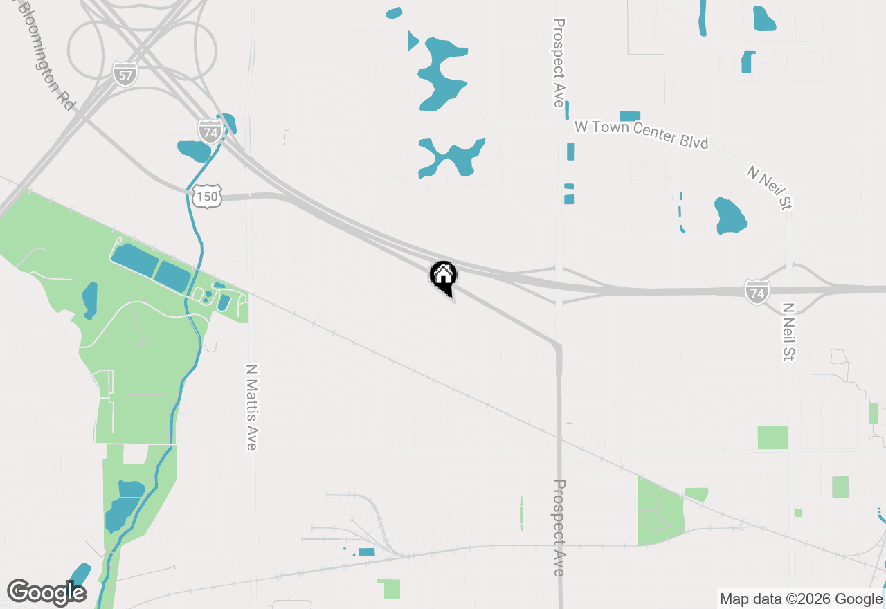 Map of 1203 Julie Drive, Champaign, IL 61821