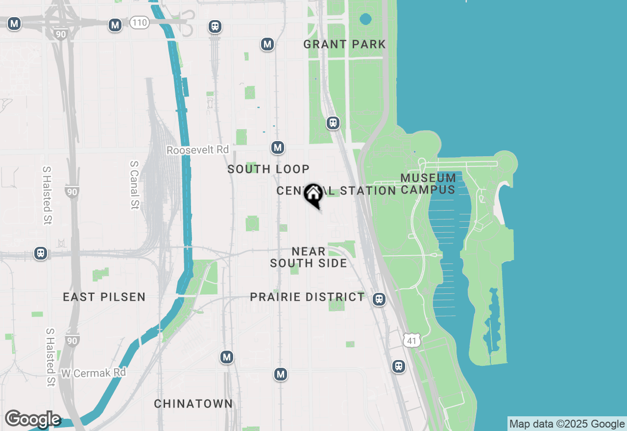 Map of 1439 S Michigan Avenue #401, Chicago, IL 60605
