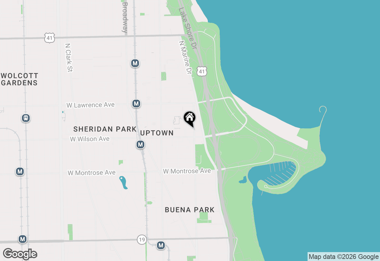 Map of 811 W Eastwood Avenue #107, Chicago, IL 60640