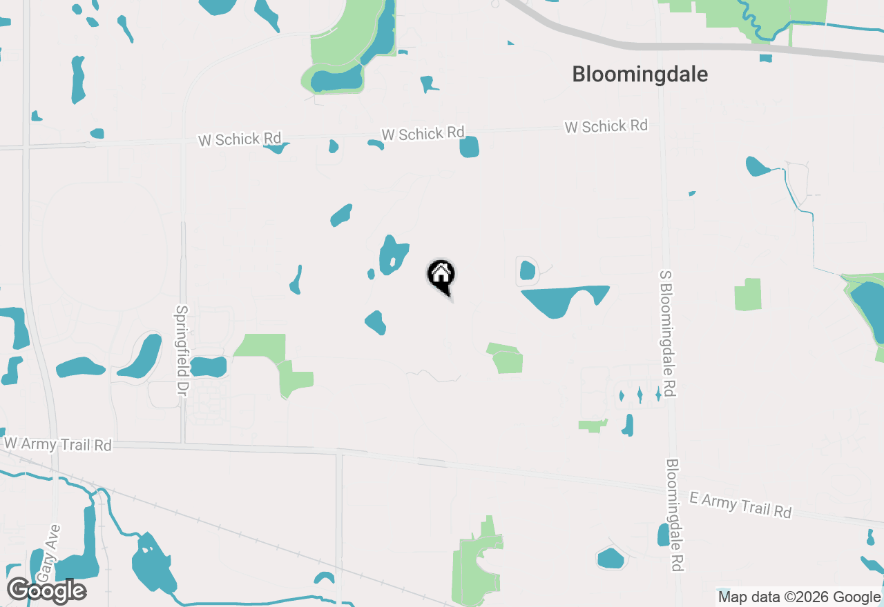 Map of 252 Cardinal Drive, Bloomingdale, IL 60108