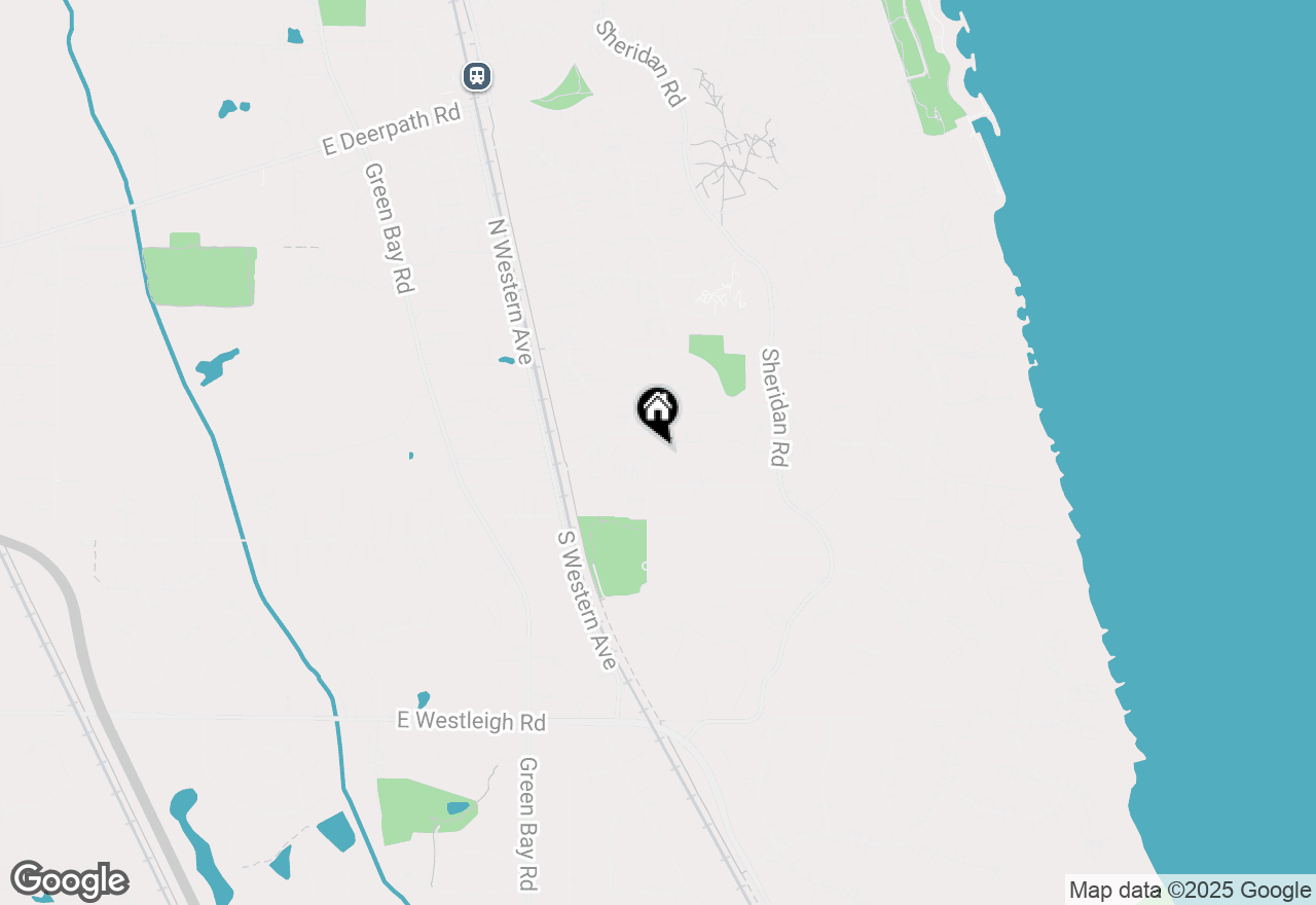 Map of 36 Washington Road #1, Lake Forest, IL 60045