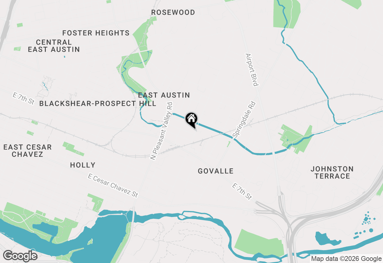 Map of 3112 Prado St #2, Austin, TX 78702