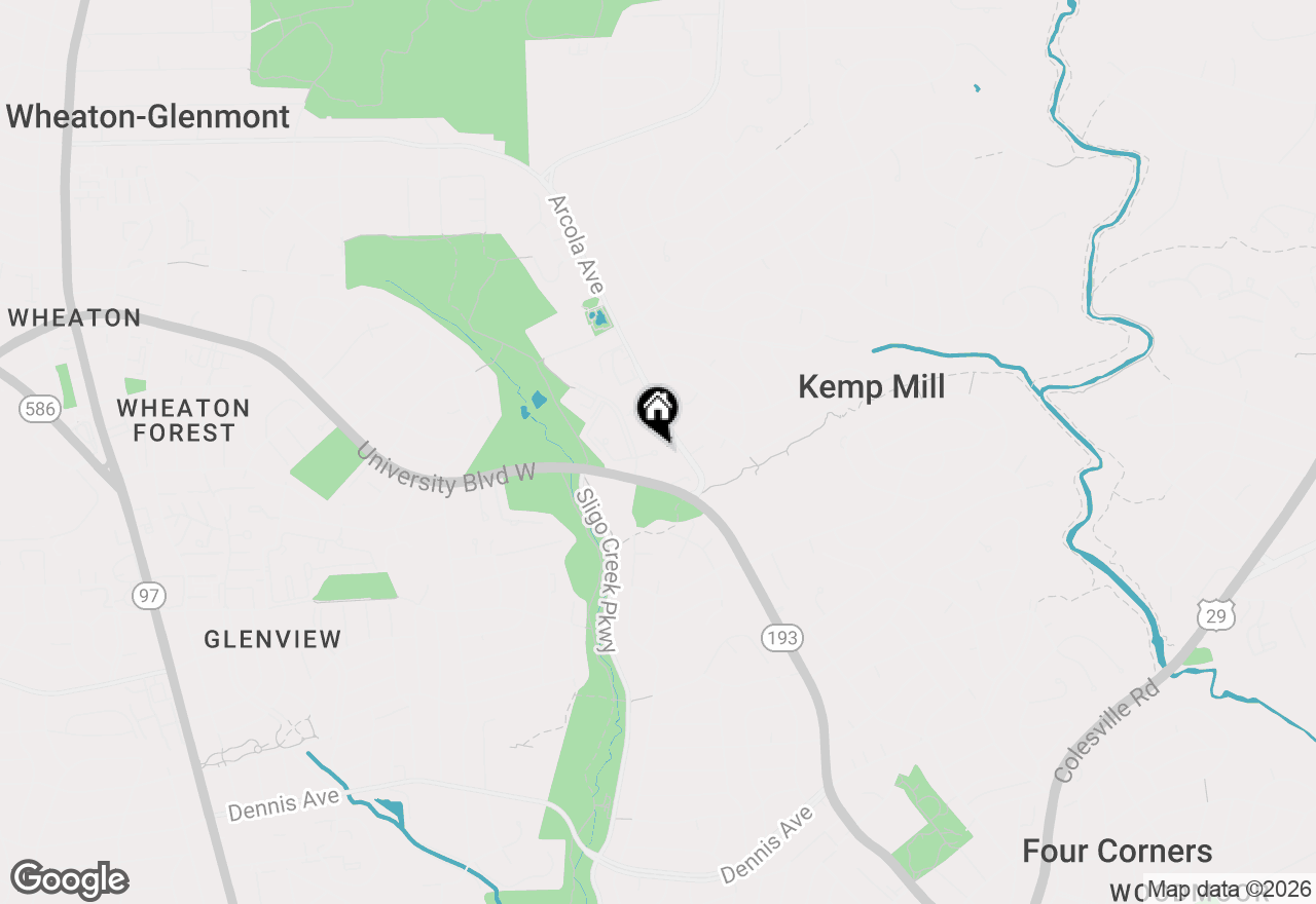 Map of 1111 University Boulevard W #611-A, Silver Spring, MD 20902