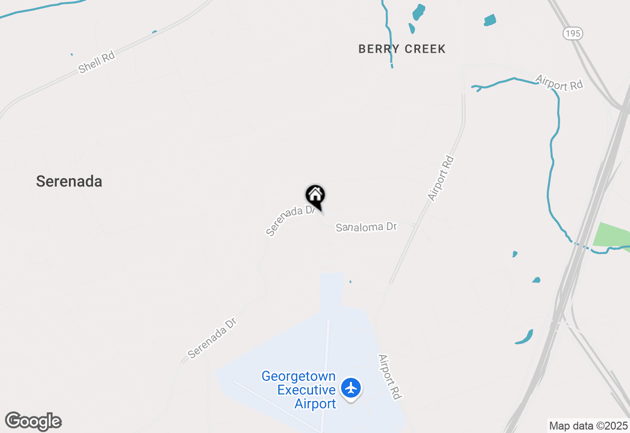 Map of 3601 Sierra Dr, Georgetown, TX 78628