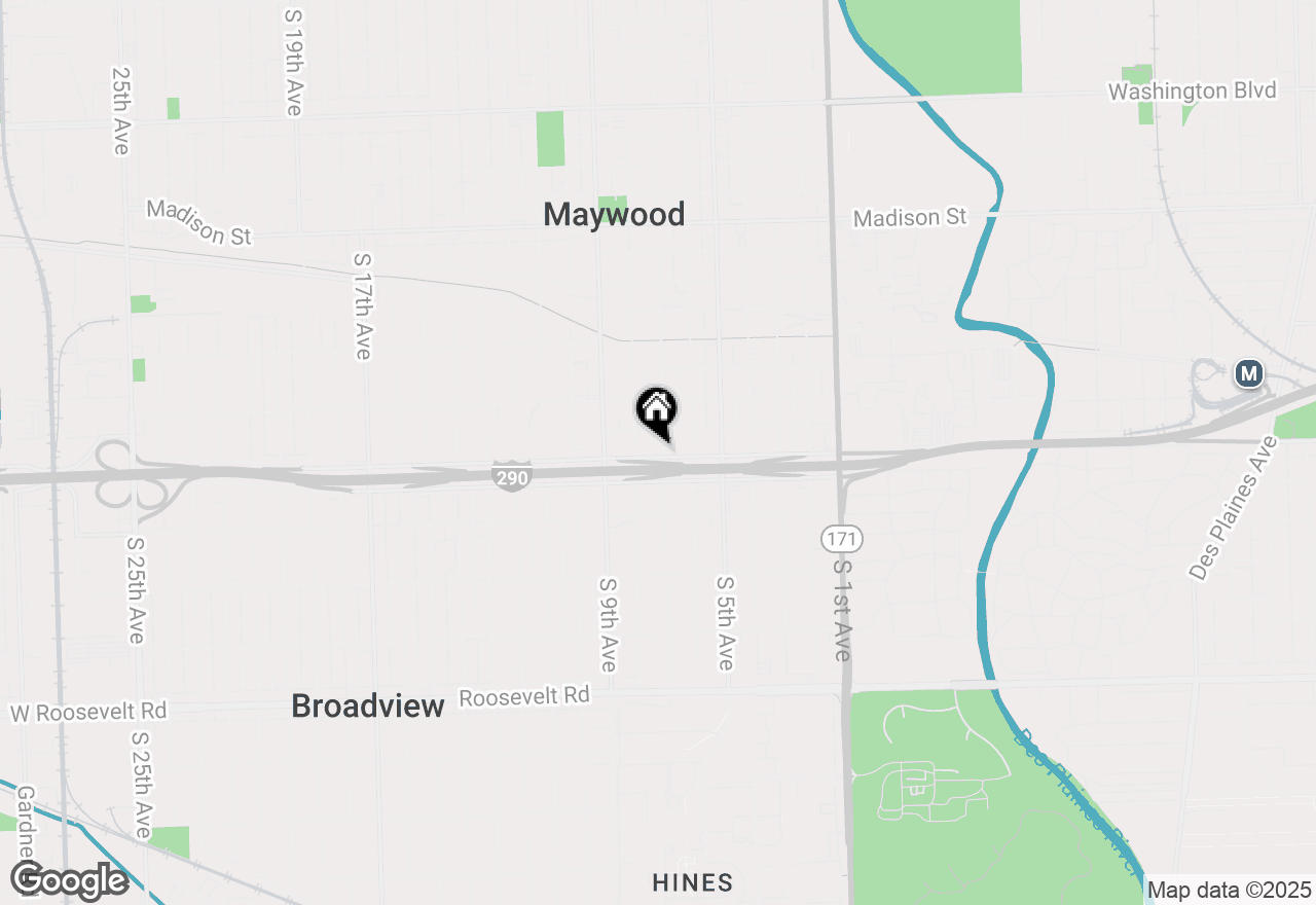 Map of 1718 S 7th Avenue, Maywood, IL 60153