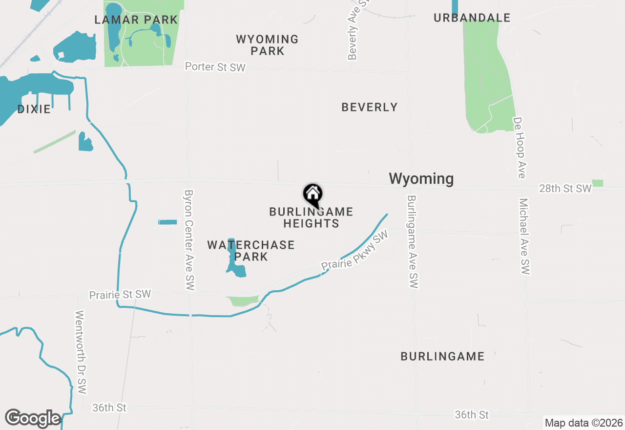Map of 2925 Harmony Court, Wyoming, MI 49519
