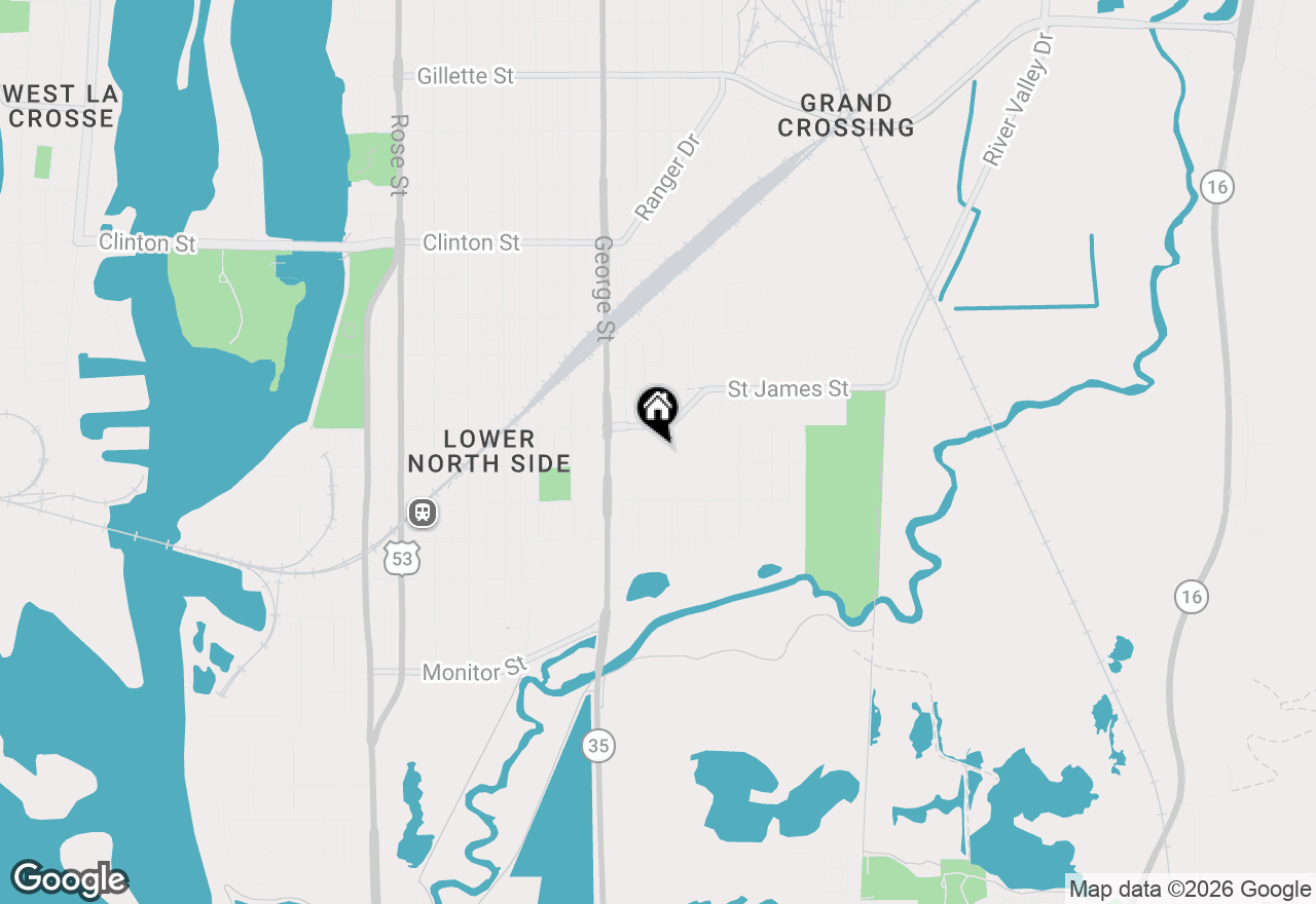 Map of 1311 Hagar St, La Crosse, WI 54603