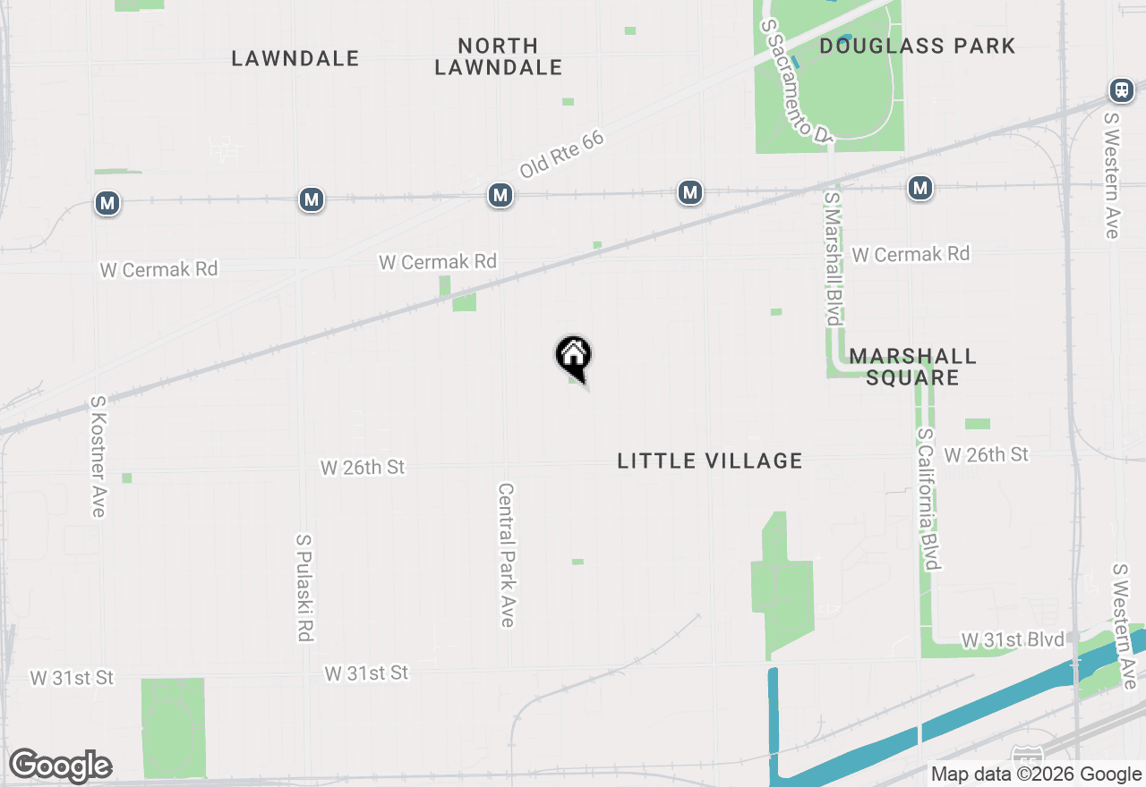 Map of 2436 S Trumbull Avenue, Chicago, IL 60623